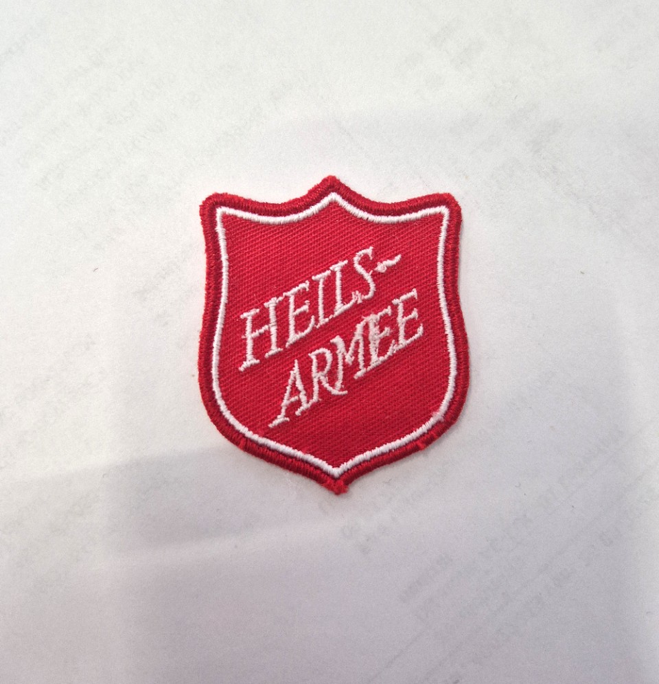 Stickembleme Heilsarmee ca 4x5cm